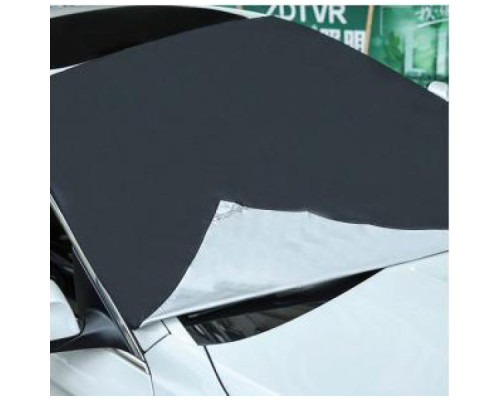 Накидка чохол на лобове скло авто на магнітах 210х145х125 + 2 чохла на дзеркала