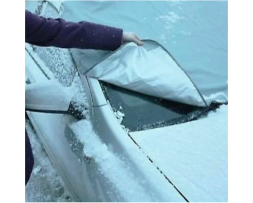 Захисна накидка - чохол на лобове скло автомобіля від льоду, снігу та сонця 210х125х145 см