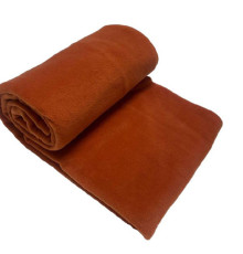 Плед флісовий Сomfort ТМ Emily теракотовий 150х210 см