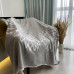 Плед бавовняний SoundSleep Wings сірий 140х200 см