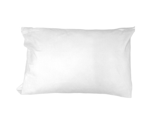 Наволочка фланелевая Delicacy SoundSleep белая 50х70 см
