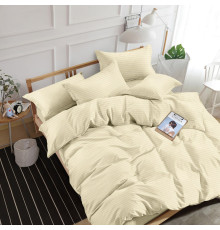 Комплект постельного белья SoundSleep Stripe Beige сатин-страйп бежевый семейный