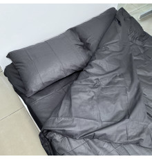 Комплект постельного белья Monoton Dark Grey SoundSleep бязь полуторный