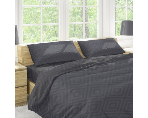 Комплект постельного белья Manner Graphite SoundSleep бязь евро