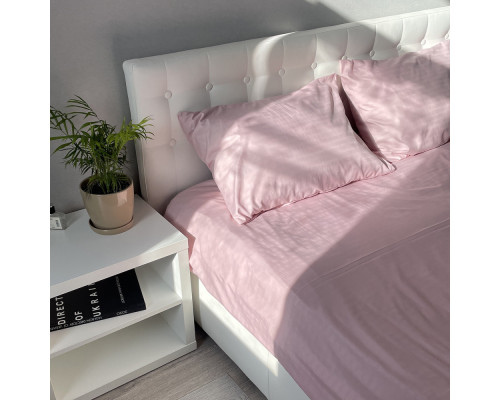 Комплект постільної білизни Fiber Roze Stripe Emily мікрофібра рожевий полуторний