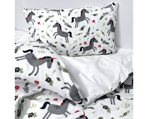 Комплект постільної білизни в ліжечко Unicorn SoundSleep муслін