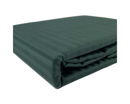 Комплект постельного белья SoundSleep Stripe Dark Green сатин-страйп темно-зеленый семейный