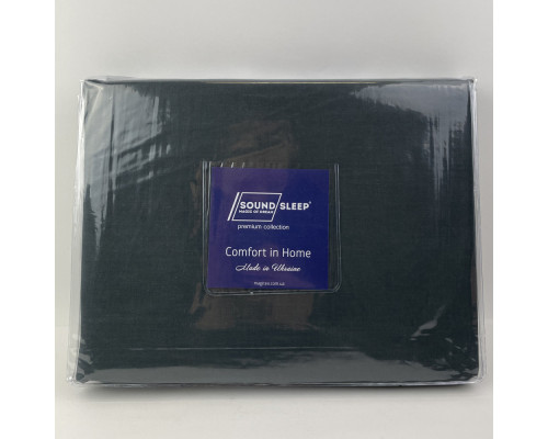 Простынь на резинке Manner Graphite SoundSleep бязь 90х200 см