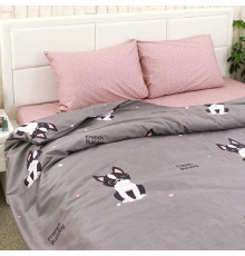 Комплект постельного белья French bulldog SoundSleep полуторный