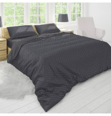 Комплект постельного белья Manner Graphite SoundSleep бязь евро