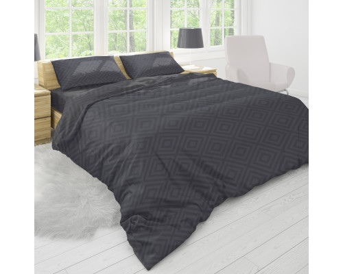 Комплект постельного белья Manner Graphite SoundSleep бязь евро