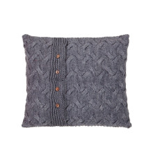 В'язана наволочка SoundSleep Varanasi світло-сіра