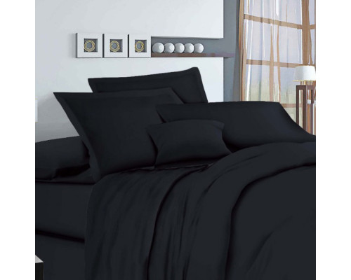 Простынь на резинке Manner Dark Grey SoundSleep бязь 90х200 см