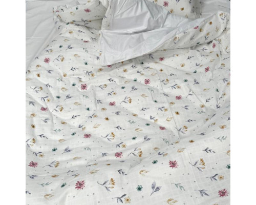 Комплект постільної білизни в ліжечко Flowers SoundSleep Муслін