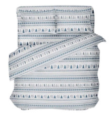 Комплект наволочок Quiet Forest SoundSleep фланель синій 50х70 см