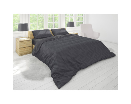 Комплект постельного белья Manner Graphite SoundSleep бязь евро