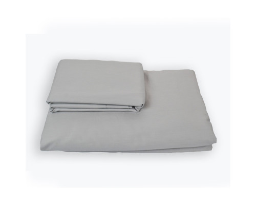 Підковдра на блискавці SoundSleep Shine сатин light gray світло-сіра 200х220 см