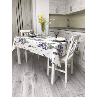 Скатертина тефлонова водовідштовхувальна CasaMia+2 серветки (Лаванда)