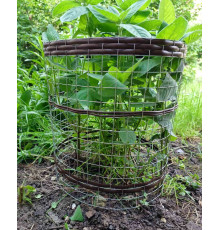 Садова Огорожа-конструктор із ротанга на оцинковій основі 100*33см