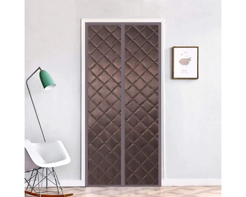 Магнітна штора утеплена на дверний отвір прошита розмір 210х90 см -Magic Term