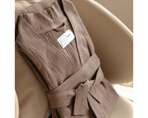Халат Кімоно Muslin Coffee SoundSleep кава M