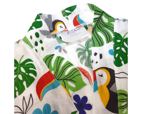Халат SoundSleep Muslin Jungle Кімоно мусліновий S/M білий (2800004590440)