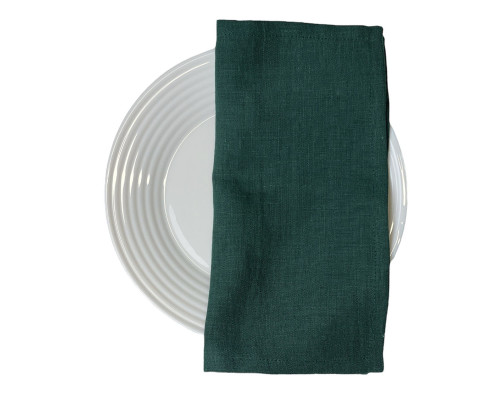 Серветка лляна Linen Style SoundSleep зелена 30х30 см
