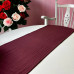 Раннер із рюшами Muslin Burgundy SoundSleep Бургунді 40х180 см
