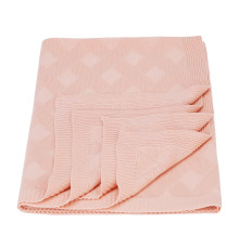 Плед SoundSleep Tenderness в'язаний 90х130 см ніжно-рожевий (93458191)