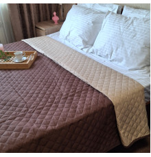 Покривало SoundSleep Soft Dream двостороннє 160х200 см шоколадно-бежеве (2800004674539)