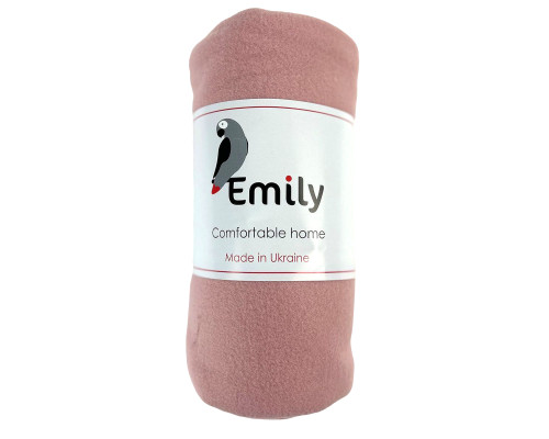 Плед флісовий Levity ТМ Emily рожевий 150х200 см