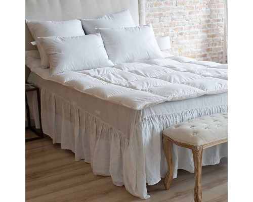 Ковдра пухова SoundSleep Cloud 90% сірий пух демісезонна 155х215 см 800г