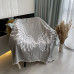 Плед бавовняний SoundSleep Wings сірий 140х200 см