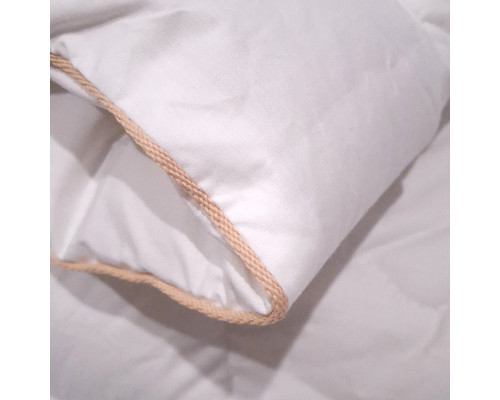 Ковдра SoundSleep Woolen Gold зимова вовняна тик 155х215 см 450г молочна (2800004918657)