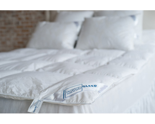 Ковдра пухова 90% сірий пух зимова SoundSleep Zero gravity 140х205 см 900г