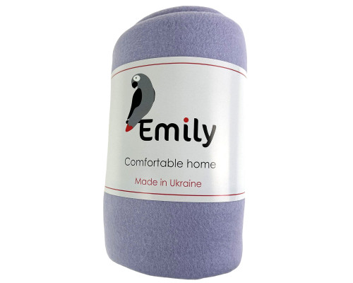 Плед флісовий Levity ТМ Emily ліловий 150х200 см