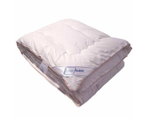 Ковдра SoundSleep Woolen Gold зимова вовняна тик 155х215 см 450г молочна (2800004918657)