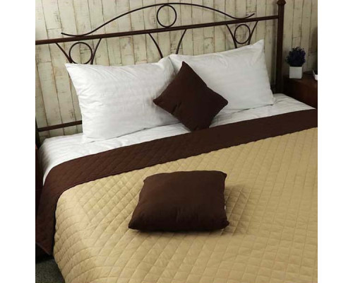Покривало двостороннє Soft Dream SoundSleep шоколадно-бежеве 200х220 см