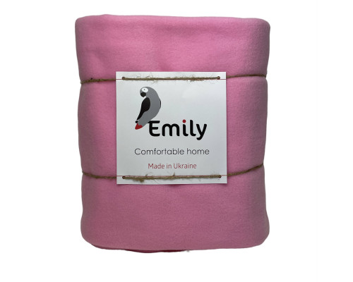 Плед флісовий Сomfort ТМ Emily рожевий 150х210 см