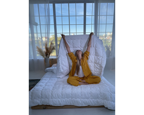 Ковдра SoundSleep Tender демісезонна лебединий пух тик 140х205 см (2800004918664)