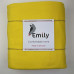 Плед флісовий Сomfort ТМ Emily жовтий 150х150 см