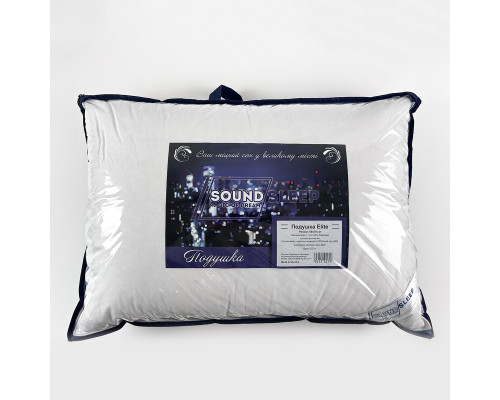 Подушка пухова трикамерна SoundSleep Elite білий пух 50х70 см
