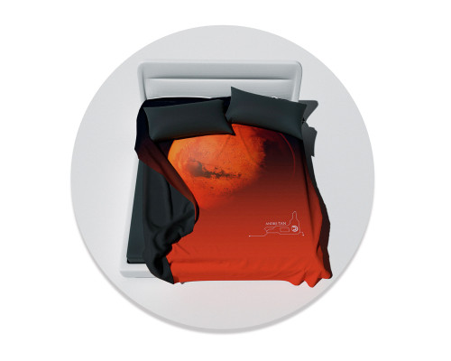 Дизайнерський комплект білизни сатин Чоловіки з марсу SoundSleep by AndreTAN євро