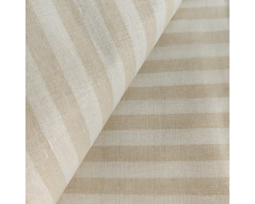 Комплект постільної білизни SoundSleep Stripy Crem бязь односпальний 140х215 см кремовий (2800005024395)