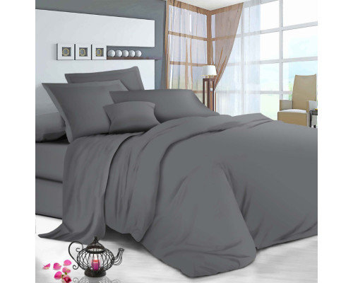 Комплект постільної білизни Manner Grey SoundSleep бязь євро