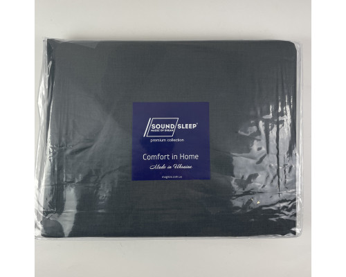 Простирадло на гумці Manner Grey SoundSleep бязь 90х200 см