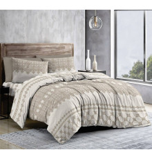 Комплект постільної білизни SoundSleep Lace Beige бязь-голд двоспальний 175х215 см (2800005093476)