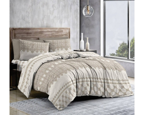 Комплект постільної білизни SoundSleep Lace Beige бязь-голд полуторний 160х220 см (2800005093469)