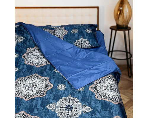Підковдра SoundSleep Tillaberi сатин 160х220 см синя (2800005066524)