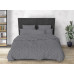 Комплект постільної білизни Rhomb Grey SoundSleep бязь полуторний